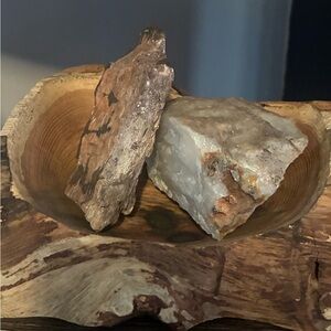 Perforated Wood and Quarts